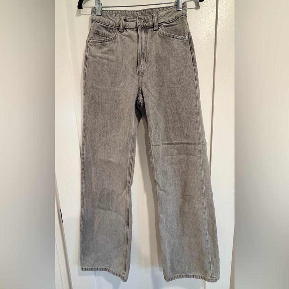 H&M Light Gray Denim Pants